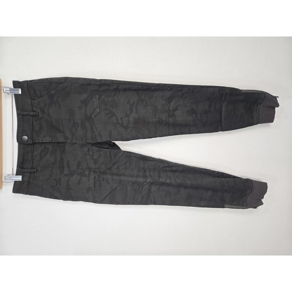 Evereve dark camo zip women's joggers size 27